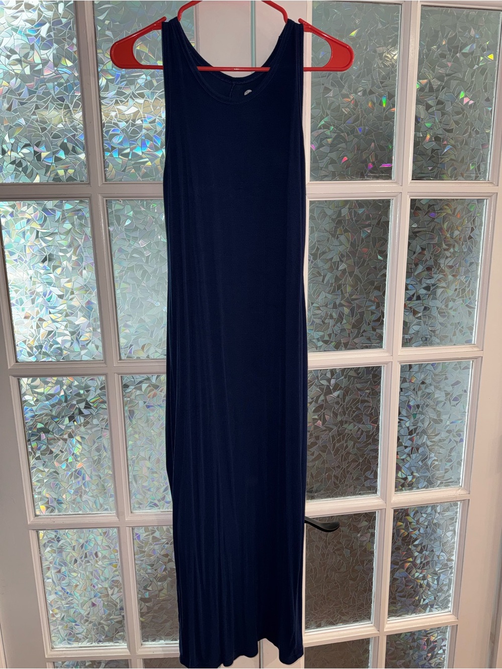 Kindred Bravely Navy Ribbed Tank Maxi Dress